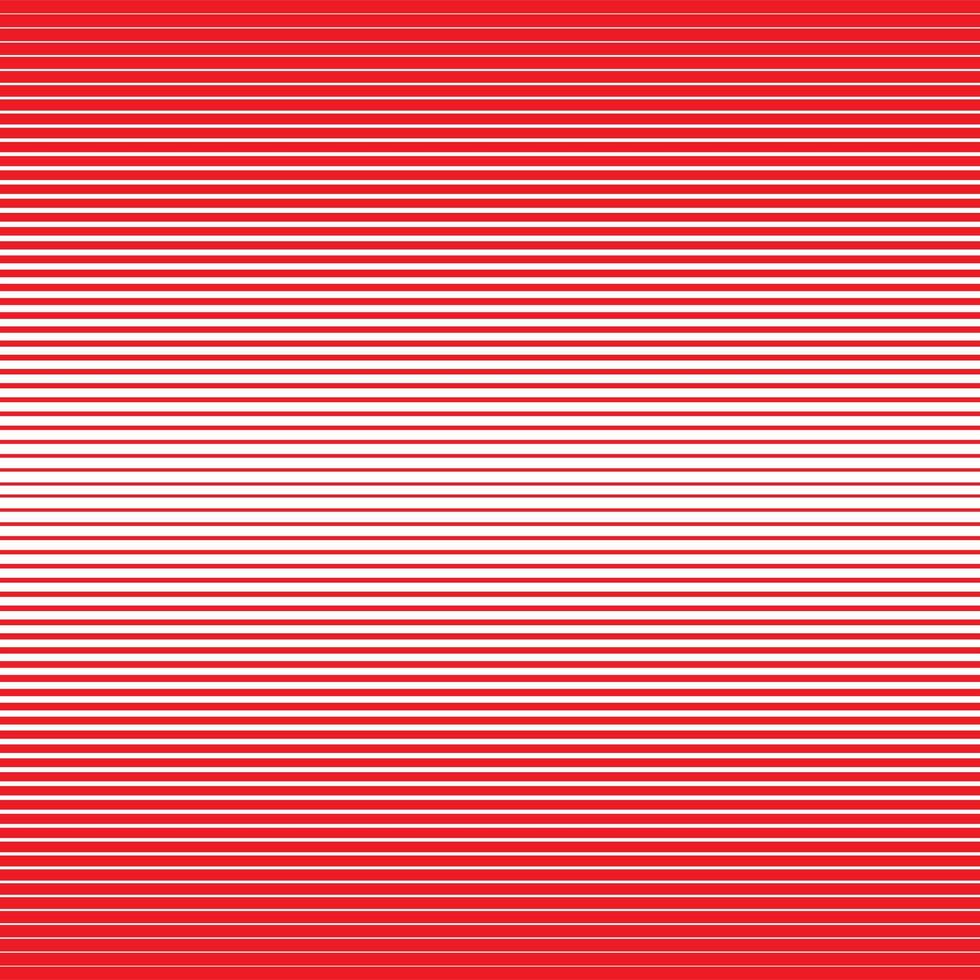 abstract dark red color halftone horizontal line pattern art on white color background vector