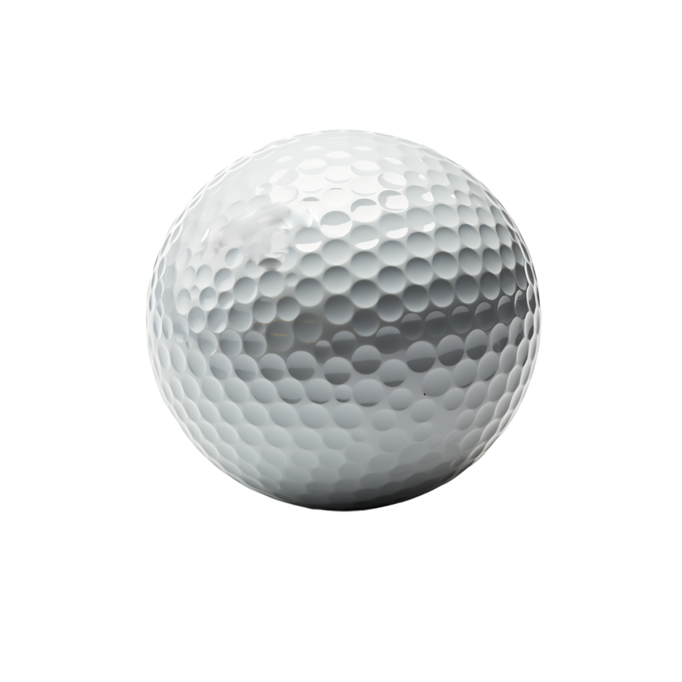 AI generated Golf Ball, Golf Ball Png