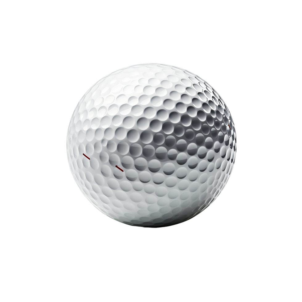 AI generated Golf Ball, Golf Ball Png