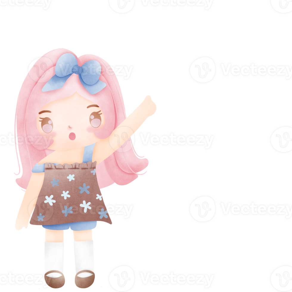 Text box girl png