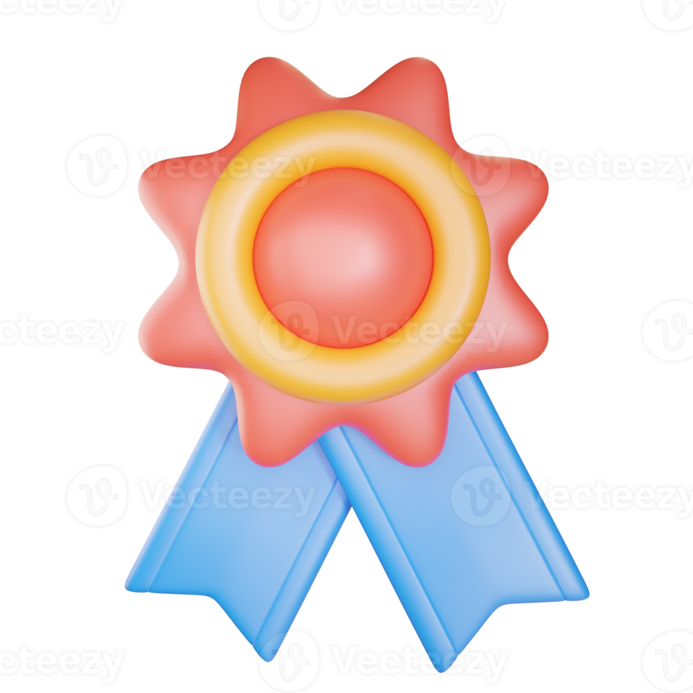 colorful bow ribbon 3d render on PNG background, cute of the ribbon for the award and gift on isolated background.3d rendering illustration, element for the party,3d effect icon