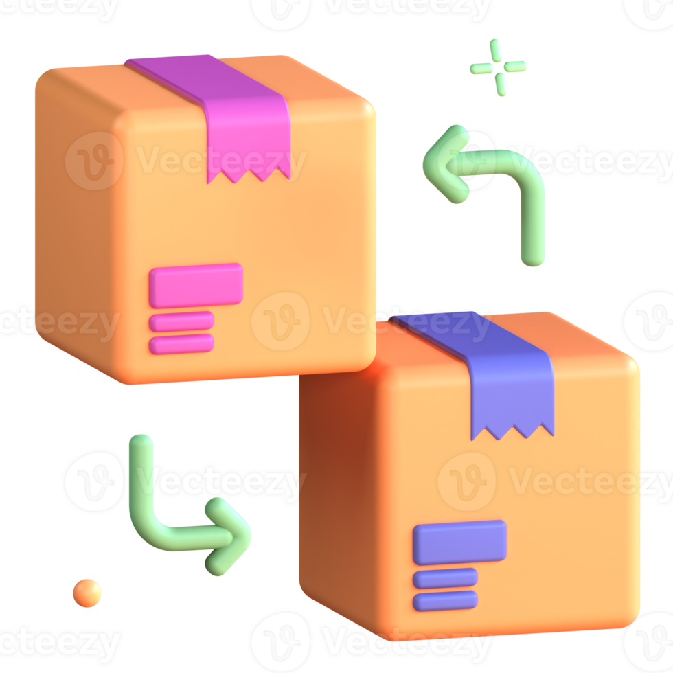 3D Illustration product replace png