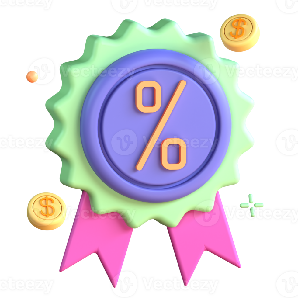 3D Illustration sale png
