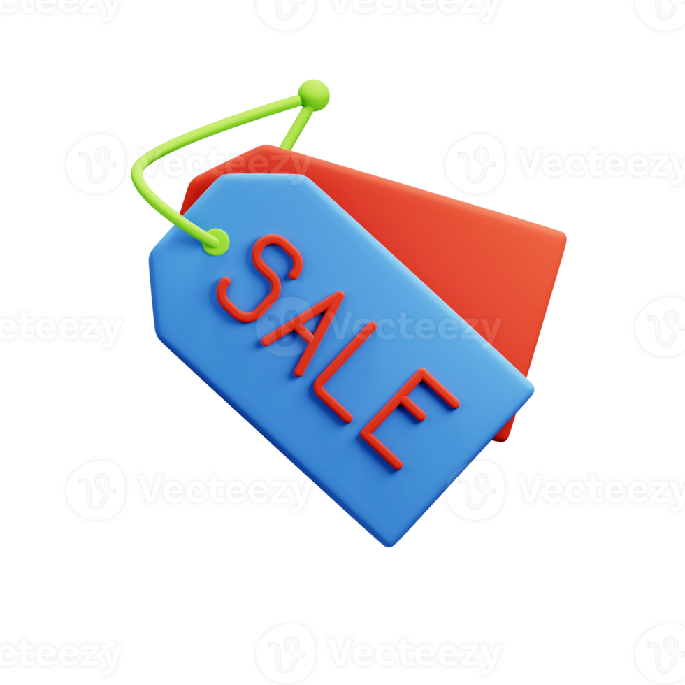 3D Illustration sale badge png