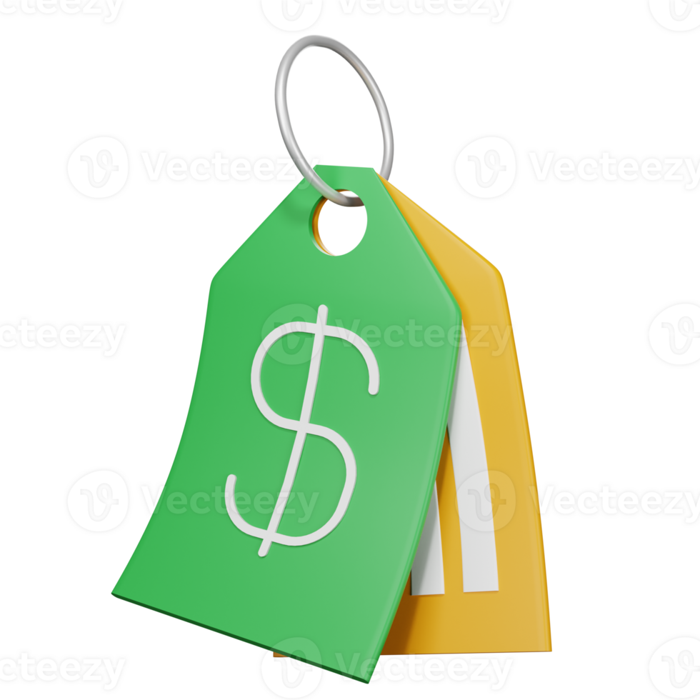 3d ilustração preço tag png