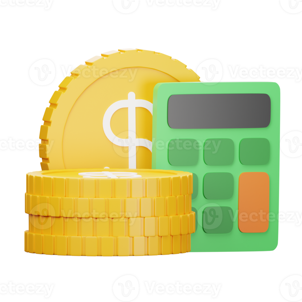3D Illustration budget png