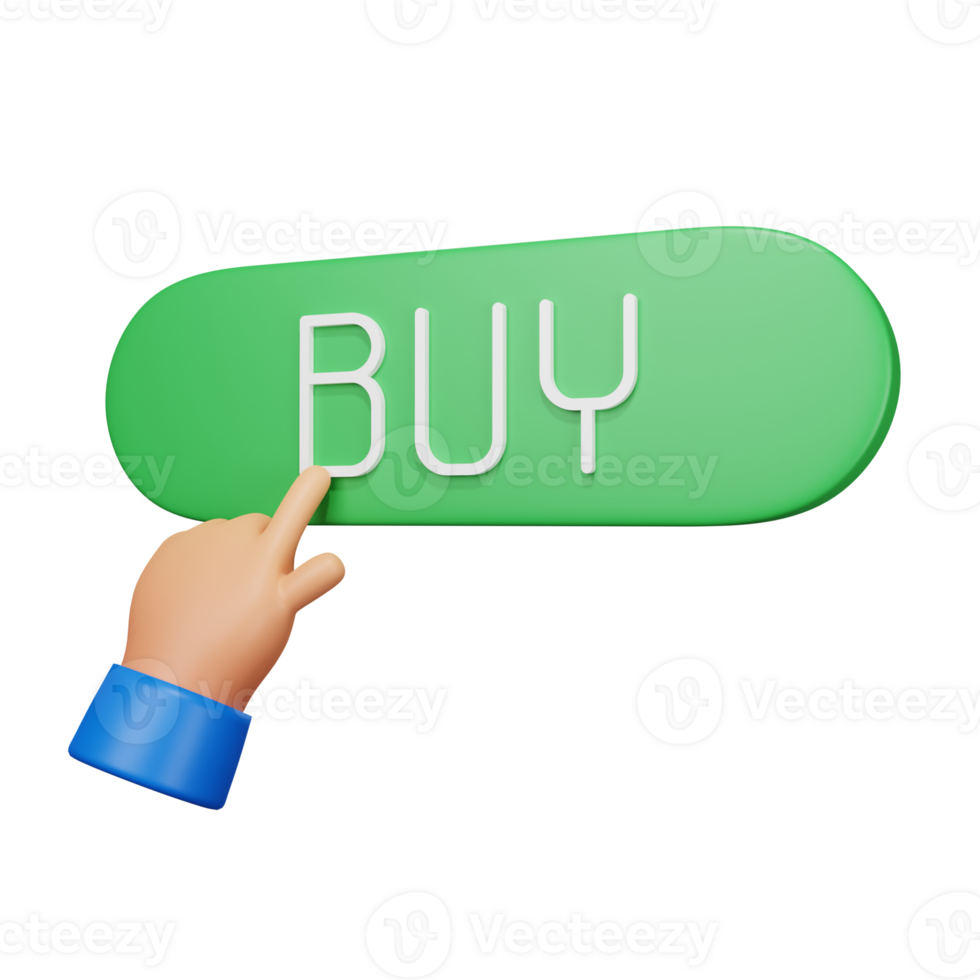 3D Illustration buy sign png