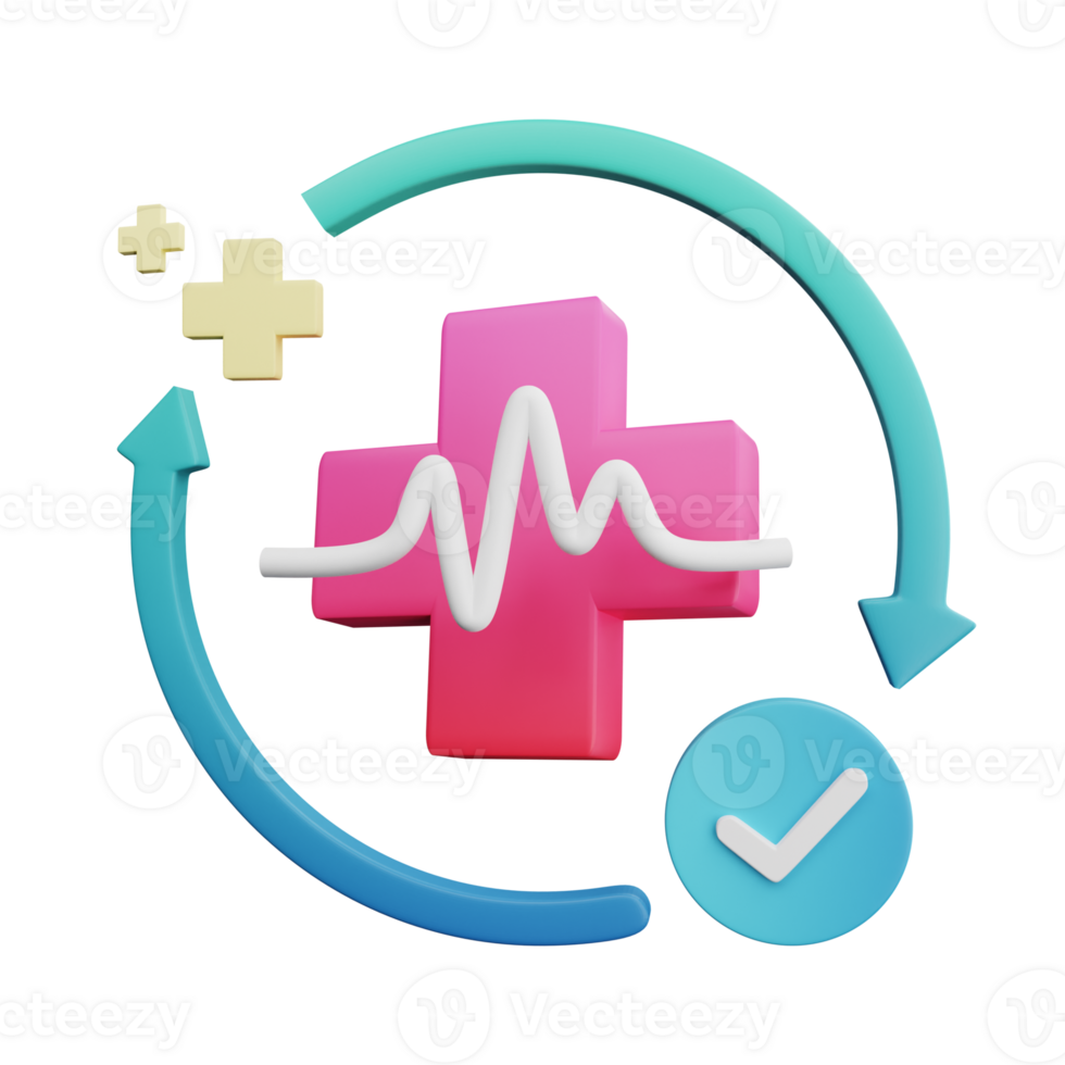 3D Illustration recovery png