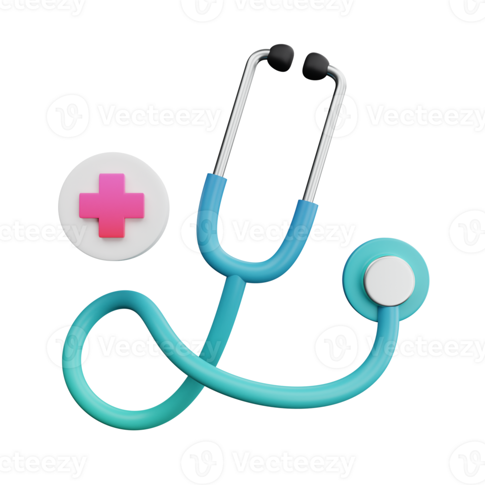 3D Illustration stethoscope png