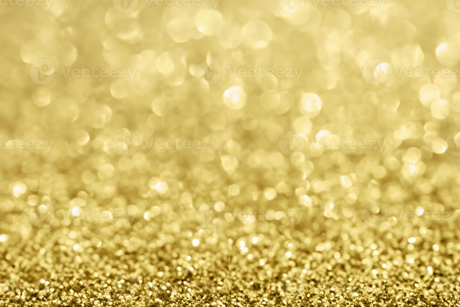 Gilded Radiance, Defocused Bokeh Bliss, Abstract Gold Glitter Sparkle in a Dazzling Light Ensemble photo