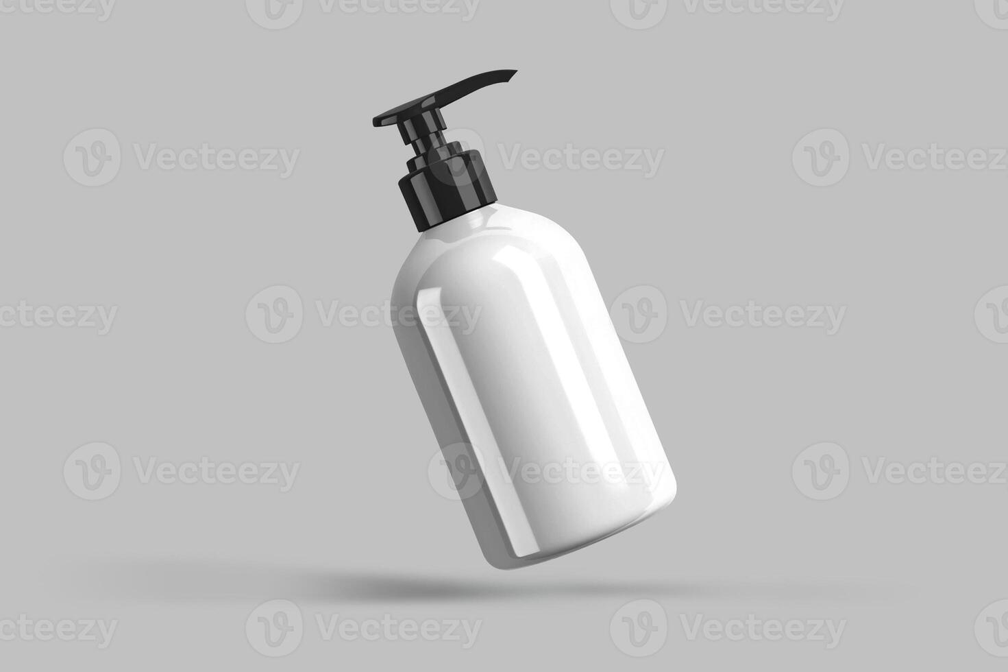 AI generated Liquid soap bottle mockup photo