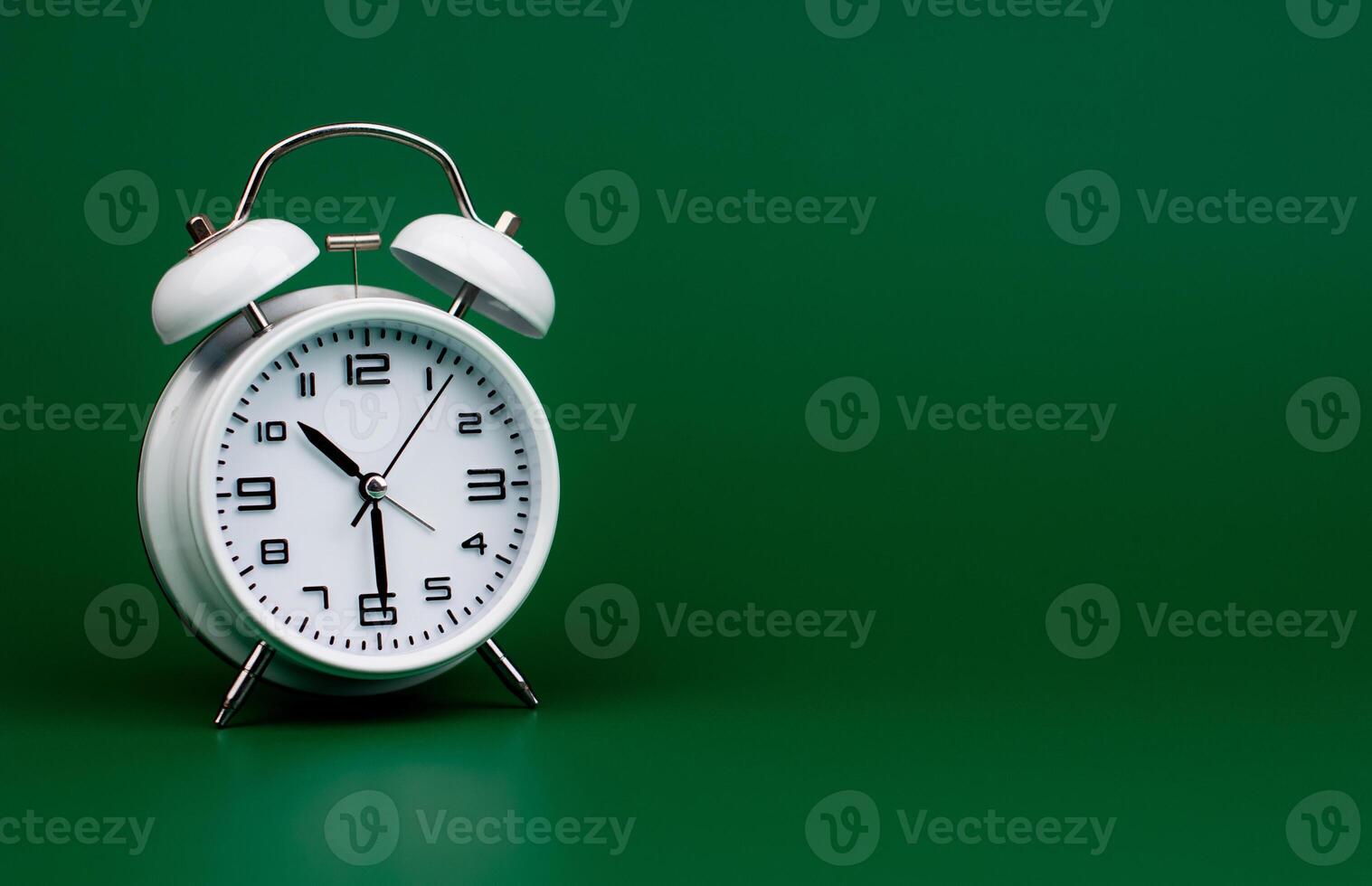 Alarm clock. High quality studio photography, time concept and working with time. photo