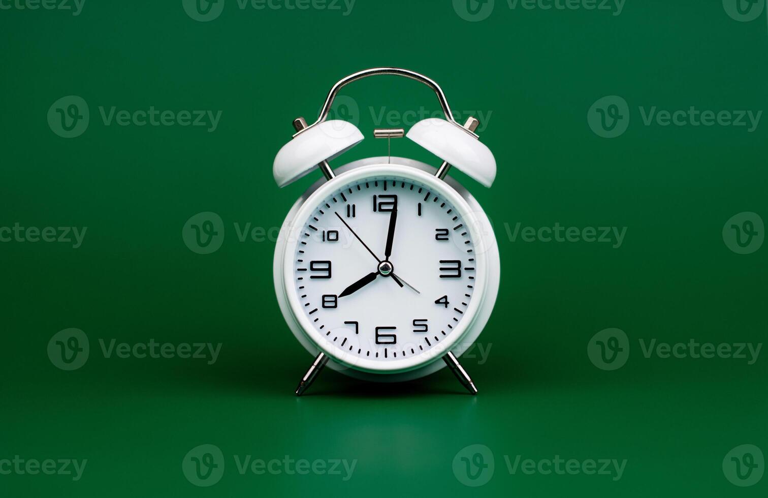 Alarm clock. High quality studio photography, time concept and working with time. photo