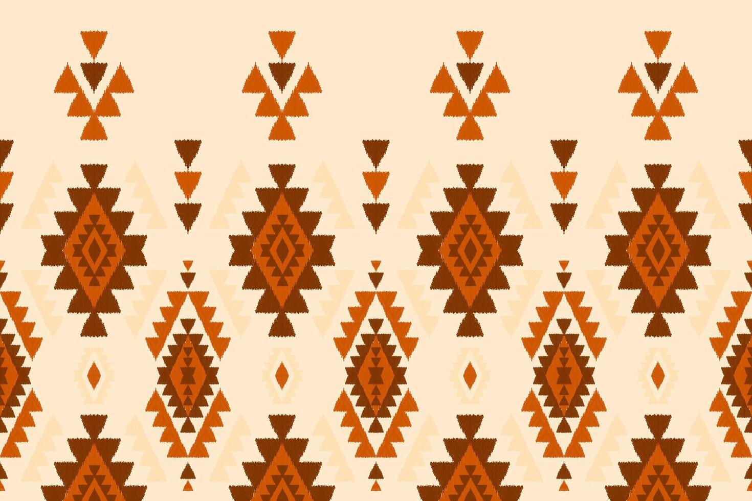 Ethnic ikat seamless pattern in tribal. Aztec geometric ethnic ornament print. Ikat pattern style. vector