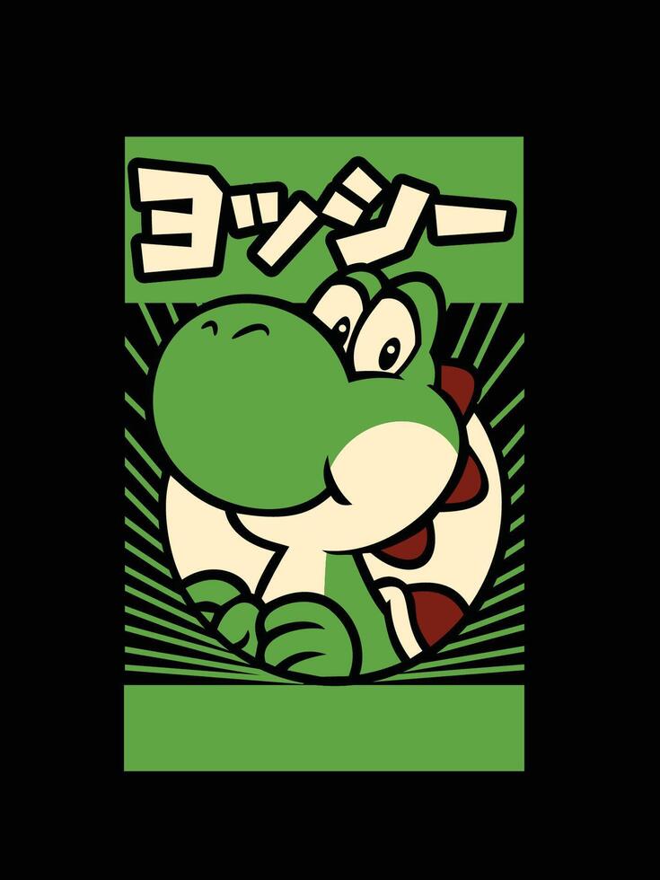 dino súper mario vector