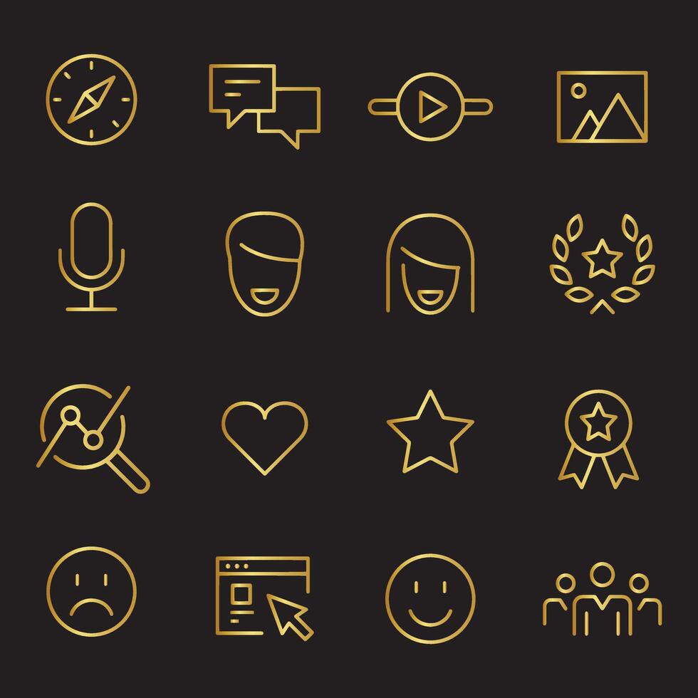 Social Media Icons vector design