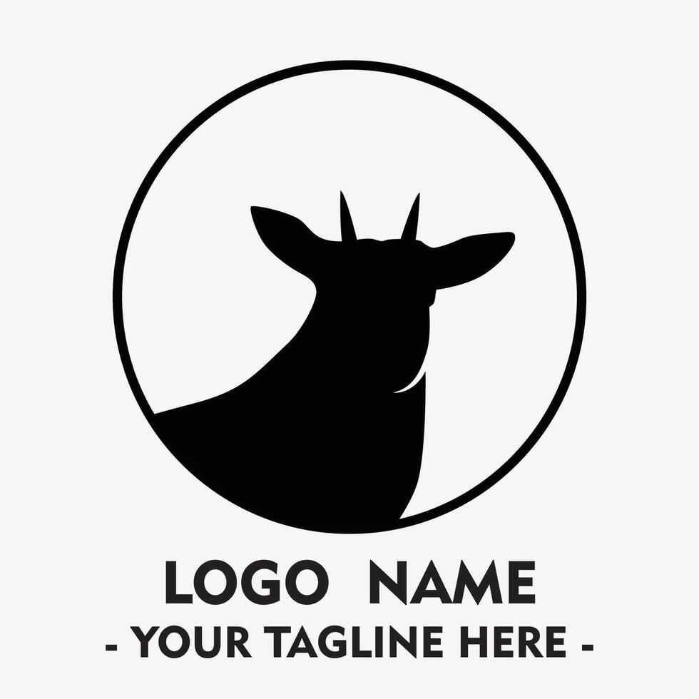 Deer Logo, Simple Vector of Buck Deer, Great for your Hunting Logo, Deer Logo