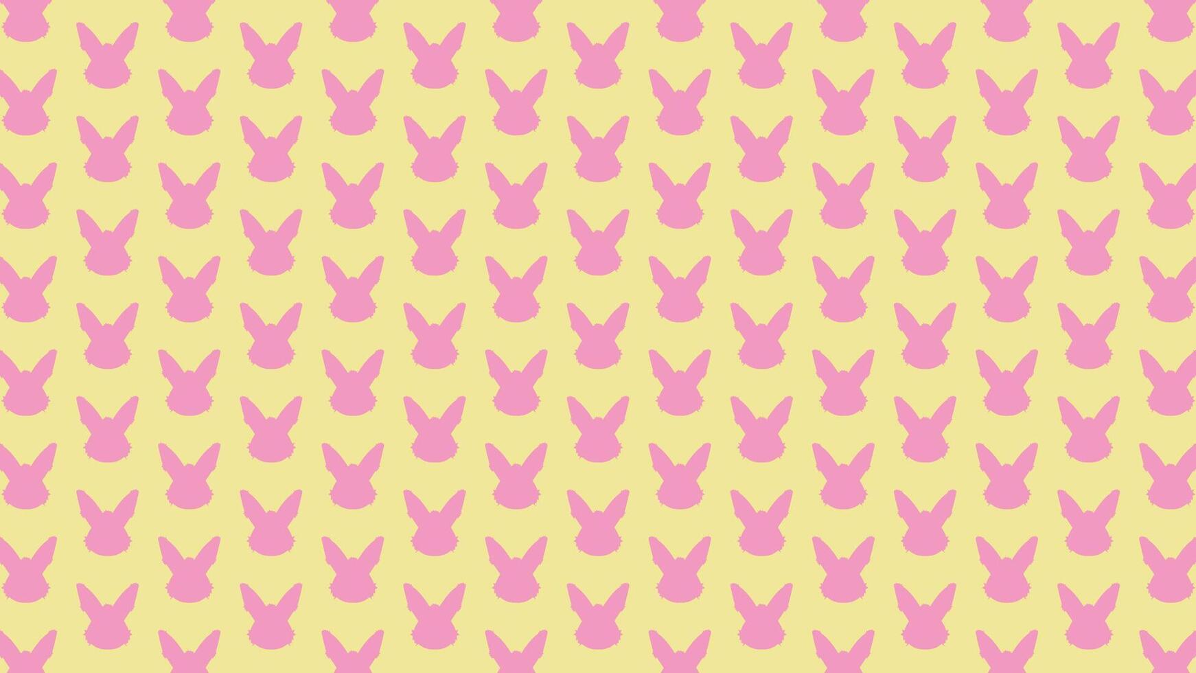 Fuzzy Easter bunny pattern vector