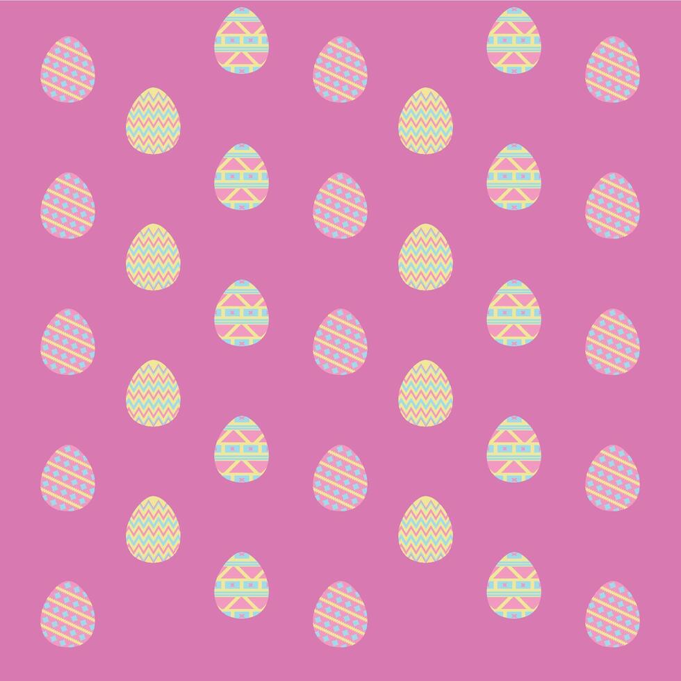 Easter egg pattern vector