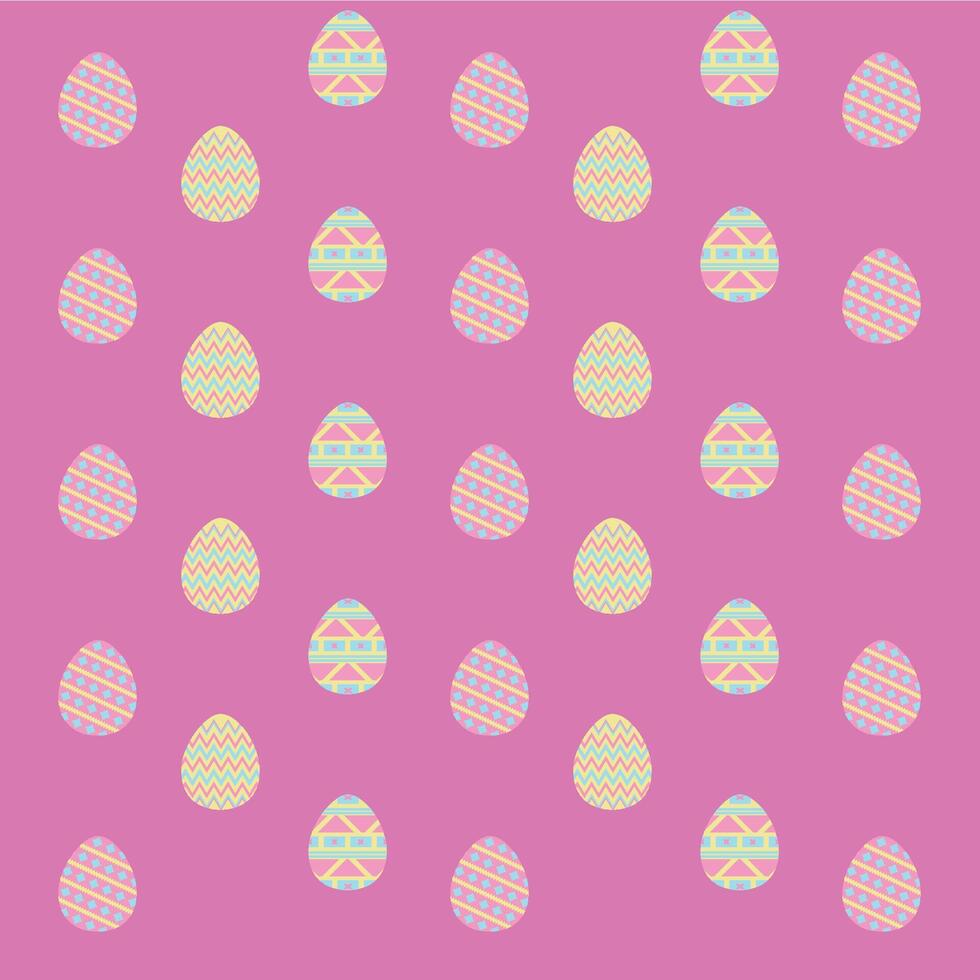 Easter egg pattern vector