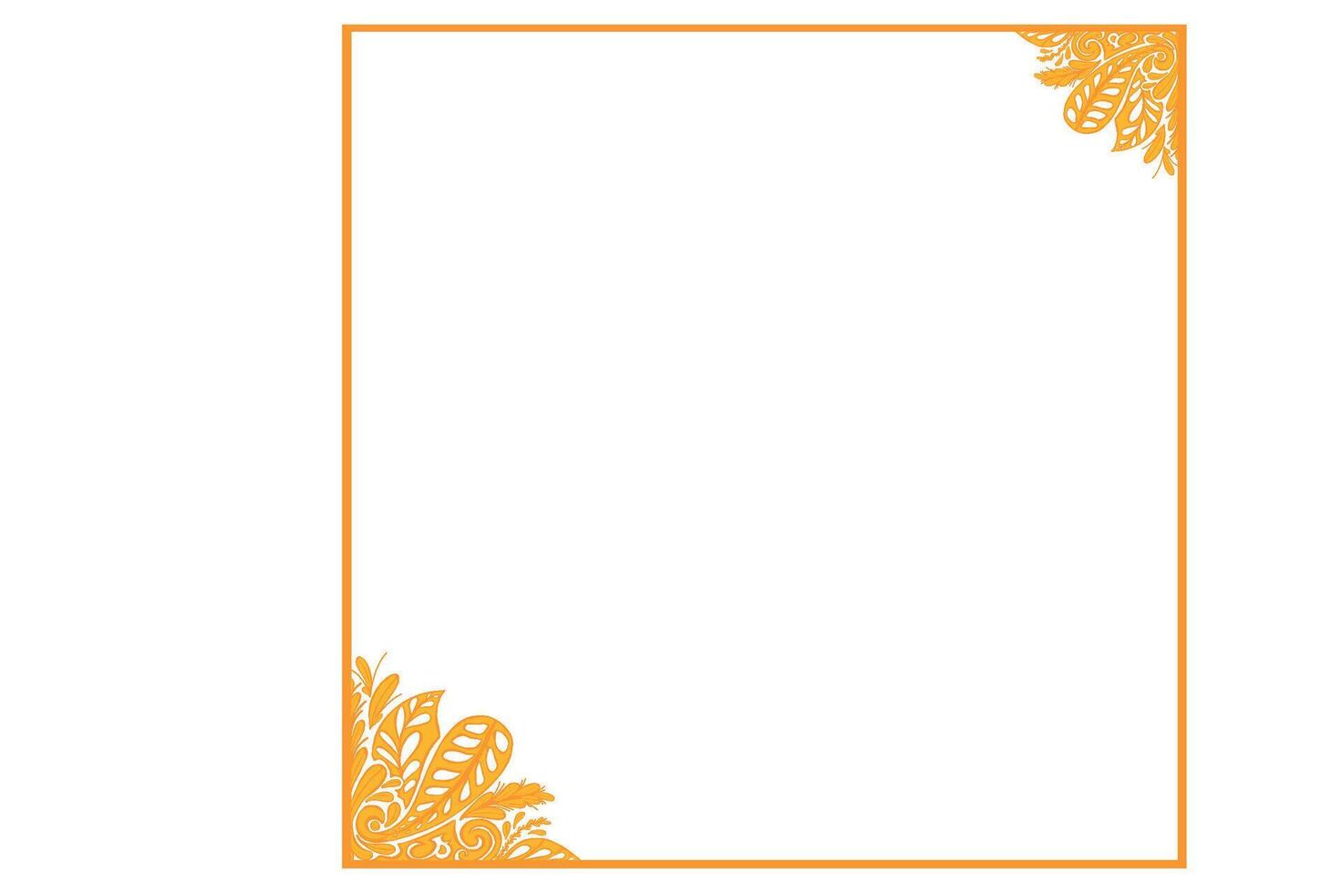 Golden Ornament Frame Border Vector Design For Decoration Element