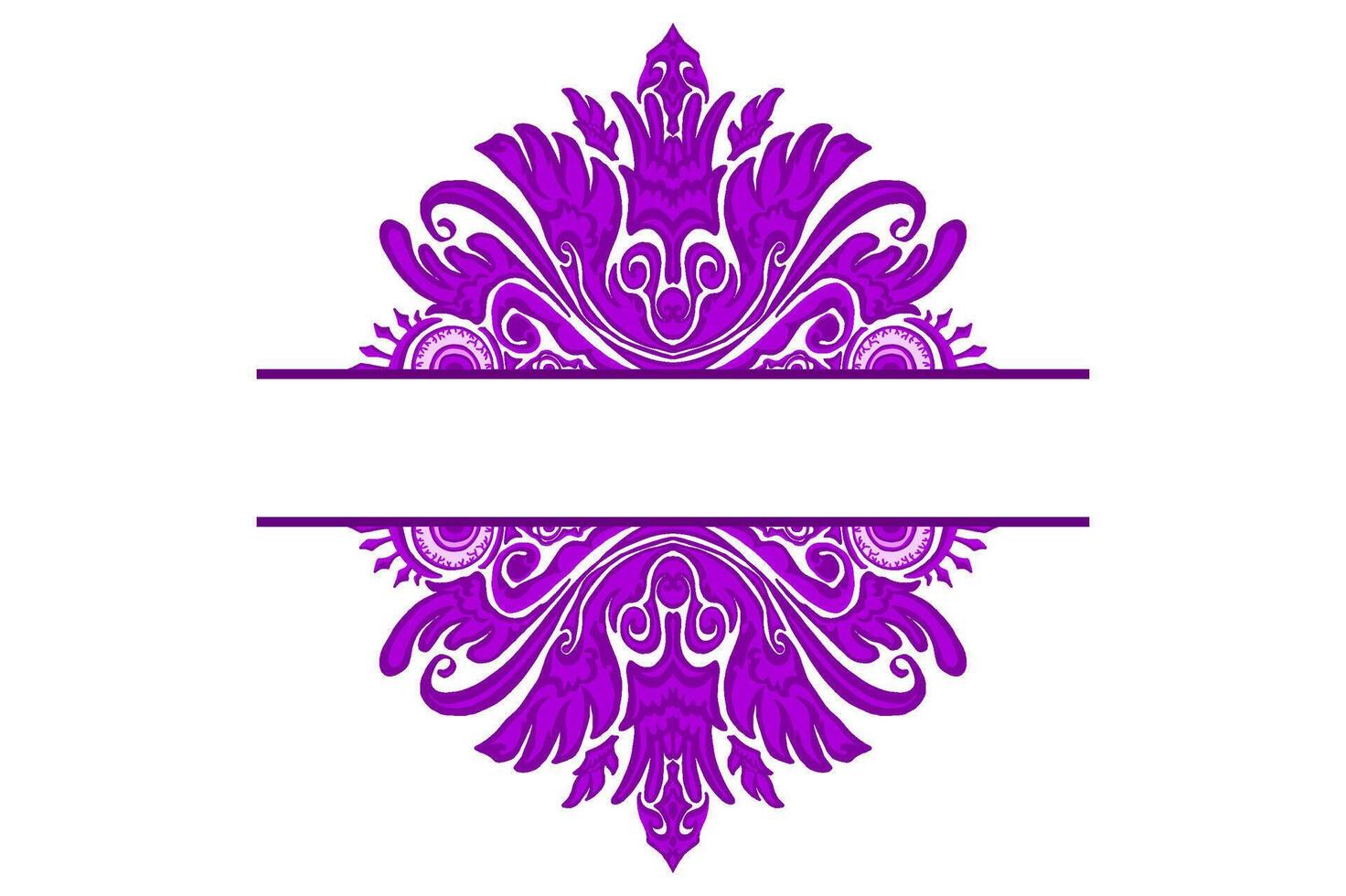Purple Eye Ball Monster Ornament Frame Border Vector For Decoration Design