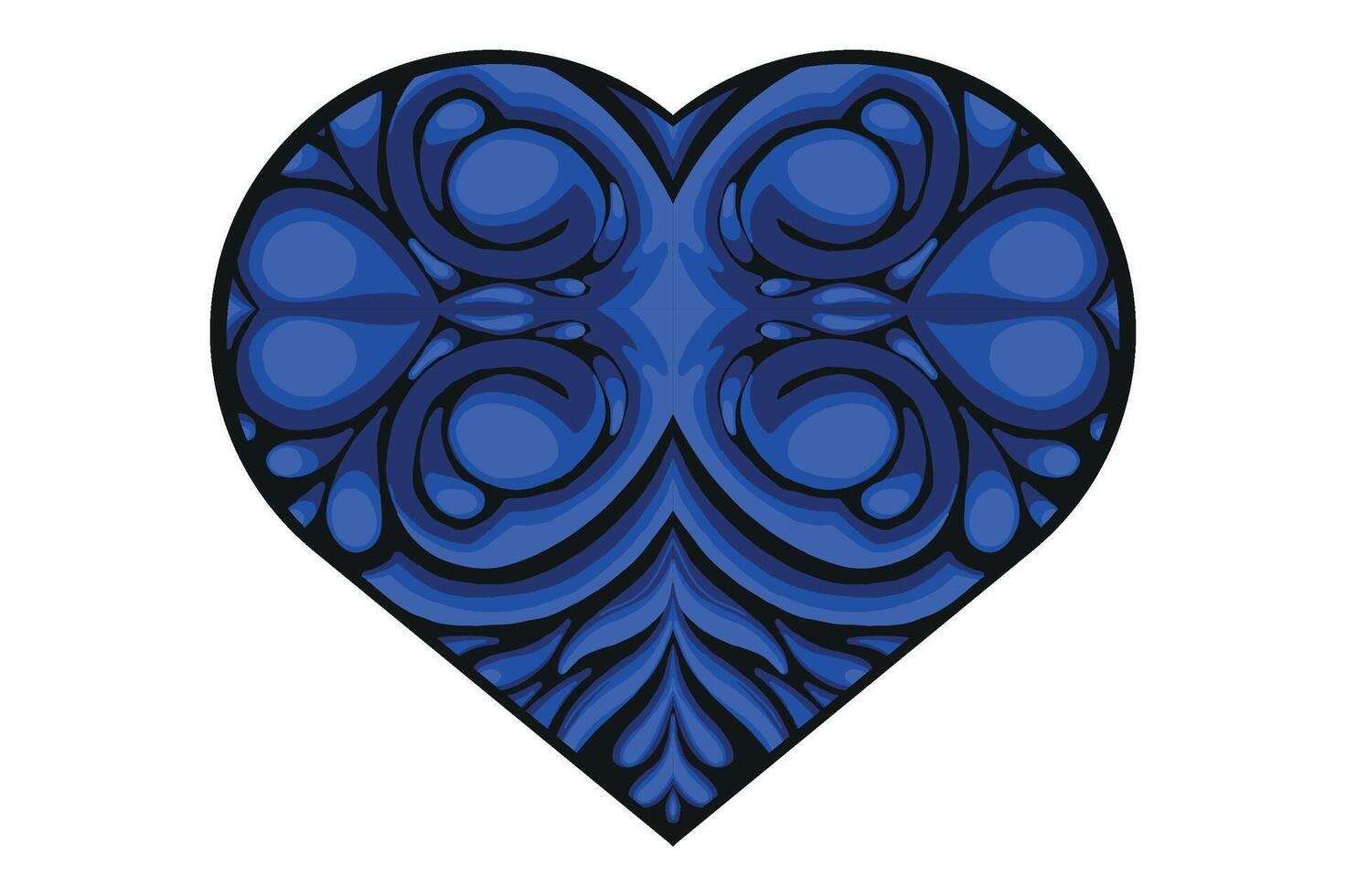 Love Ornament Vector Design For Valentine Decoration