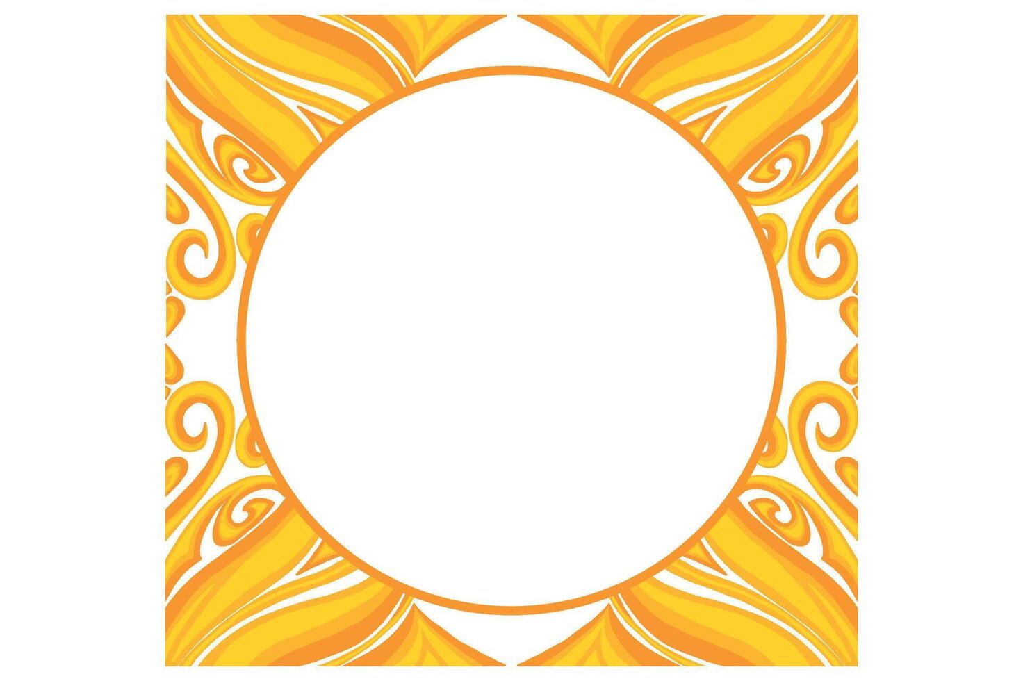 Golden Ornament Frame Border Vector Design For Decoration Element