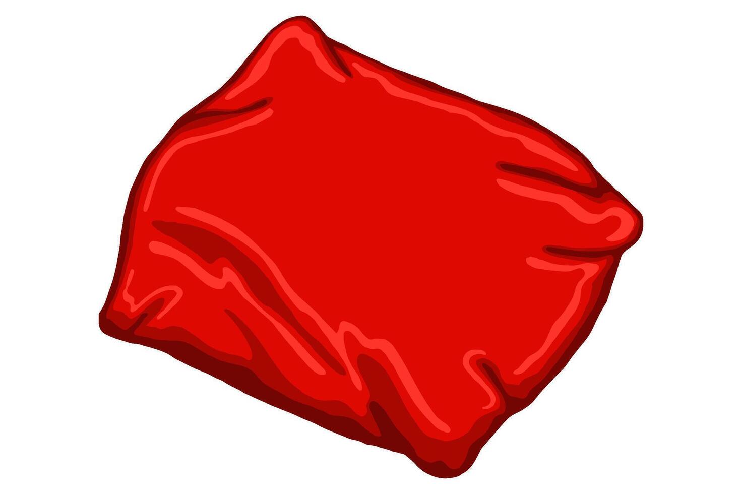 A Red Pillow Vector
