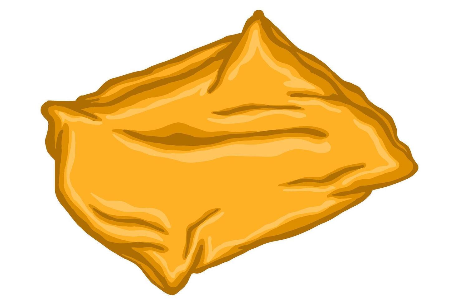 A Yellow Pillow Vector