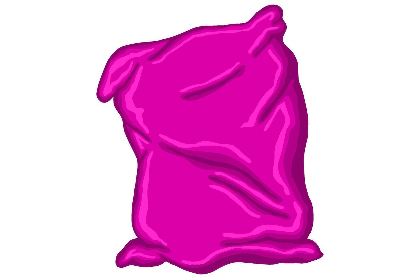 un rosado almohada vector