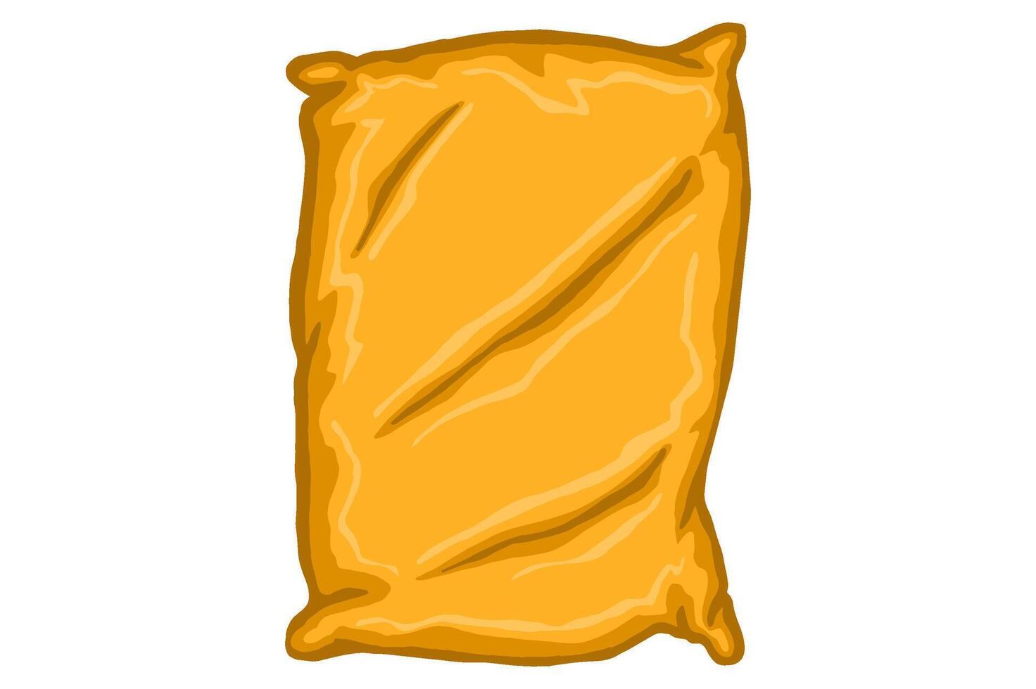 A Yellow Pillow Vector