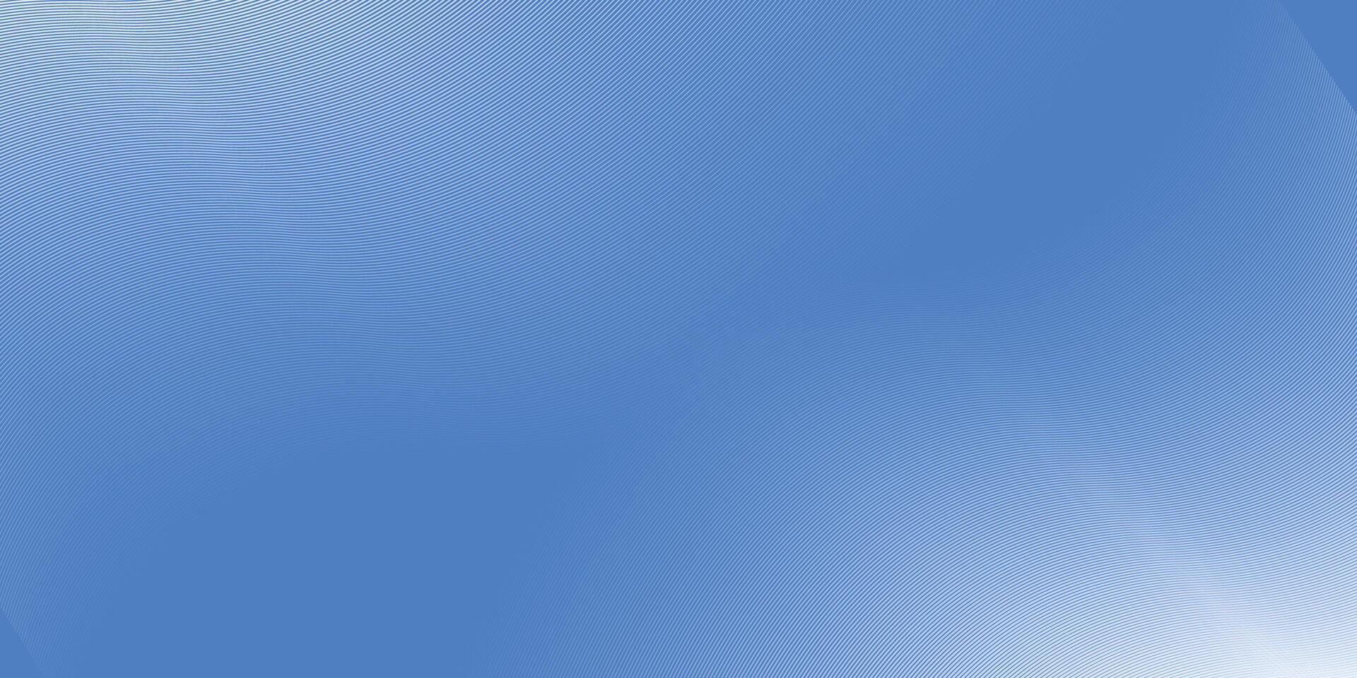 Abstract blue wavy with blurred light curved lines background vector