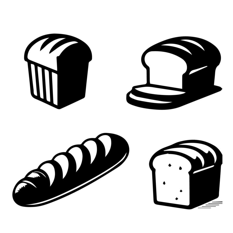 bread icon illustration isolated vector sign symbol