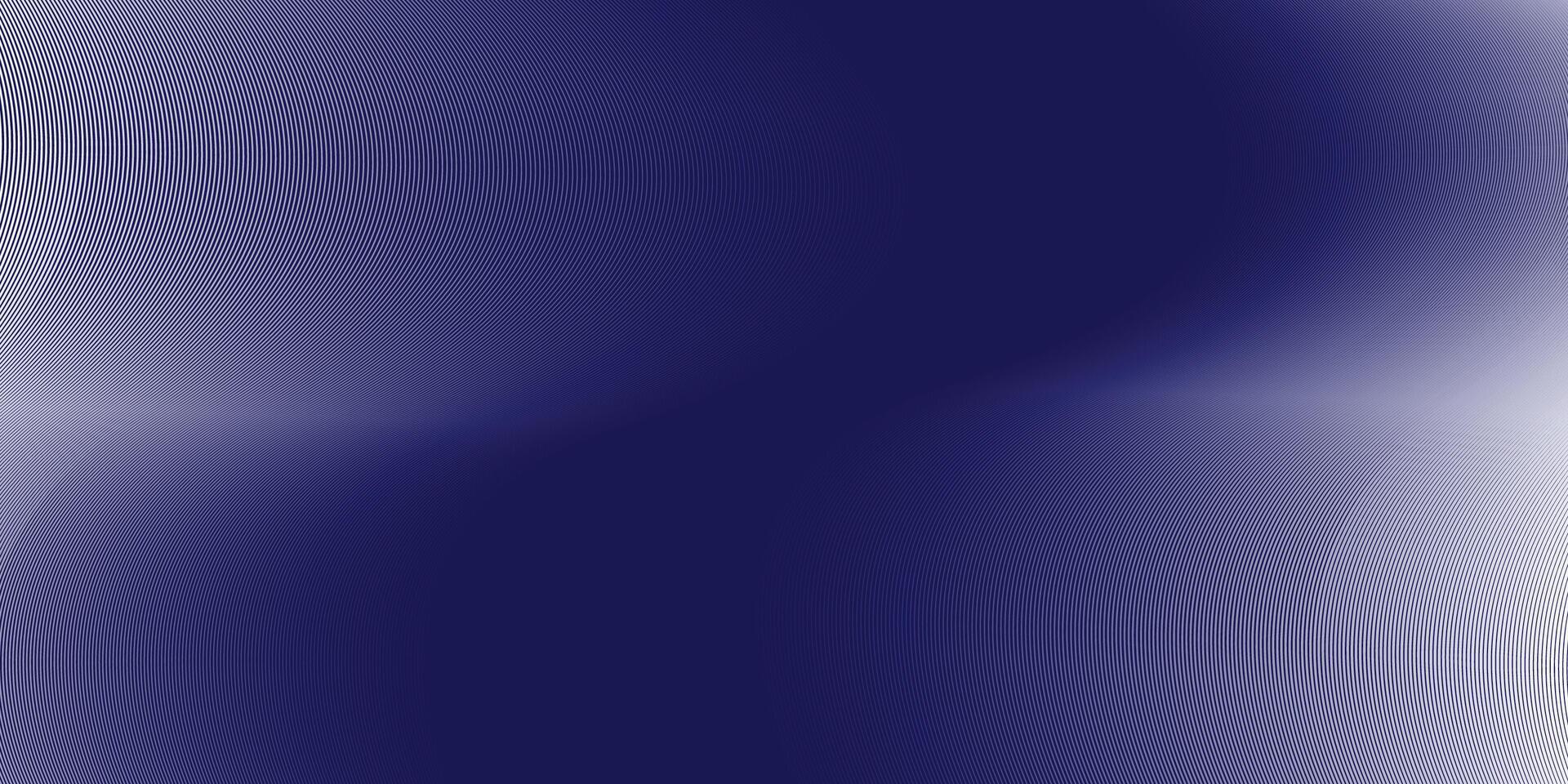 Abstract blue wavy with blurred light curved lines background vector