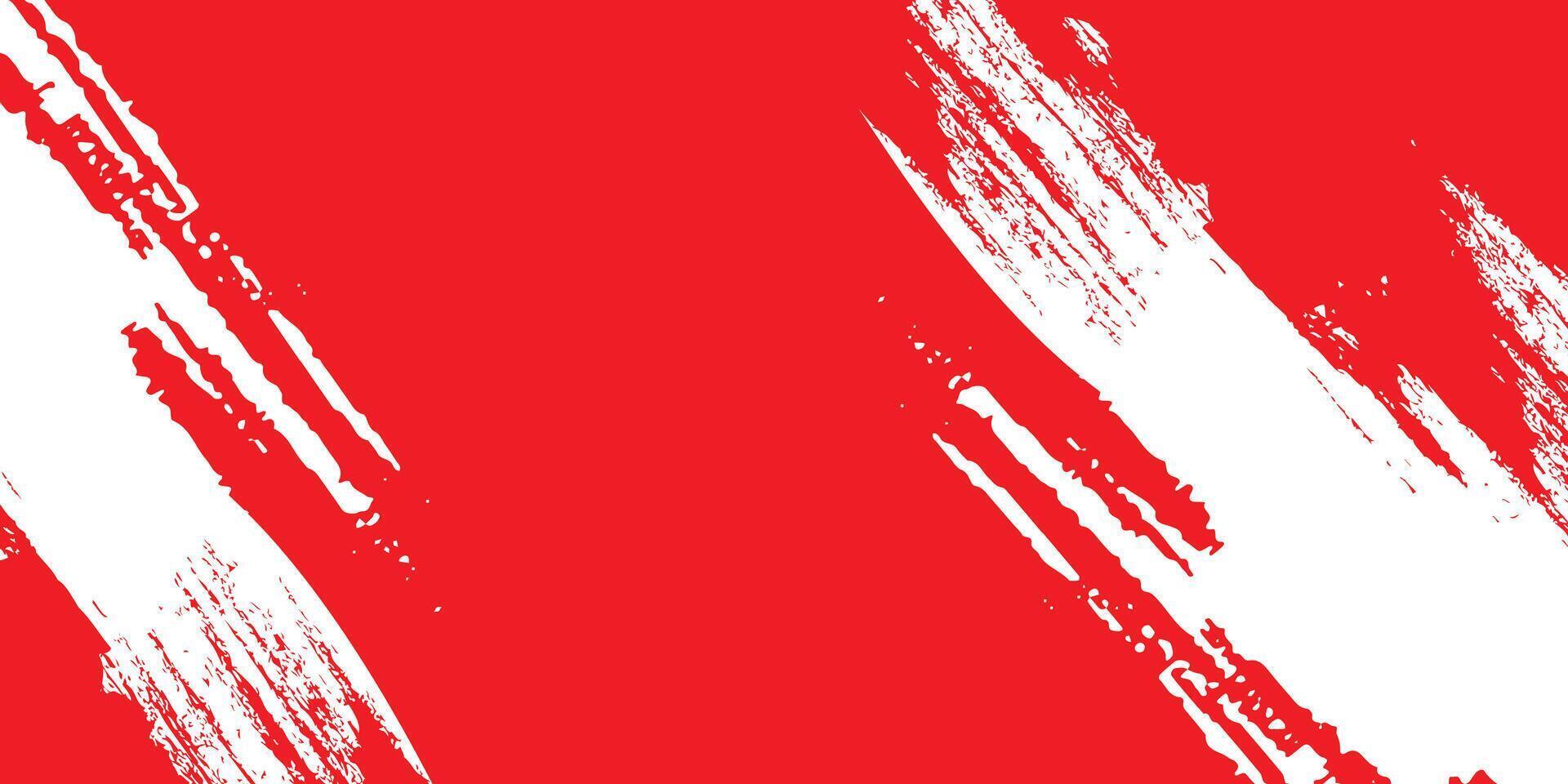 bright grungy background. Colorful scratched template. Texture and elements for design. Abstract white and red brush background vector