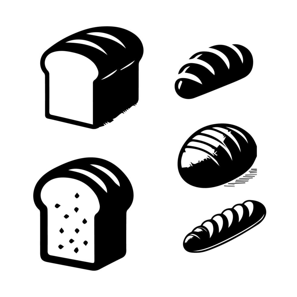 bread icon illustration isolated vector sign symbol