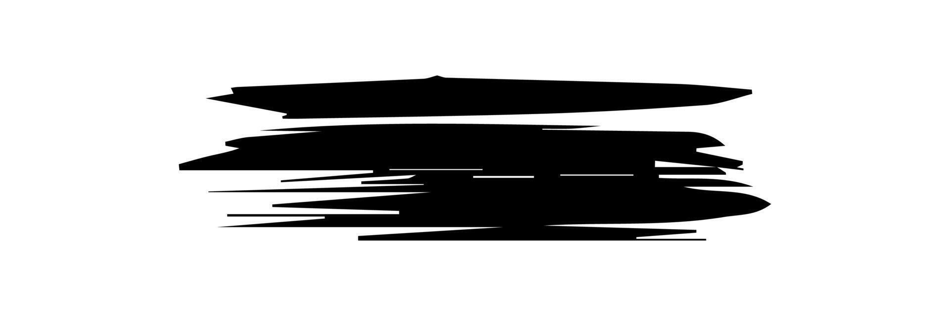 Brush strokes. Vector paintbrush, brush strokes templates. Grunge design elements. Long text boxes. Dirty distress texture banners. Grungy painted objects.
