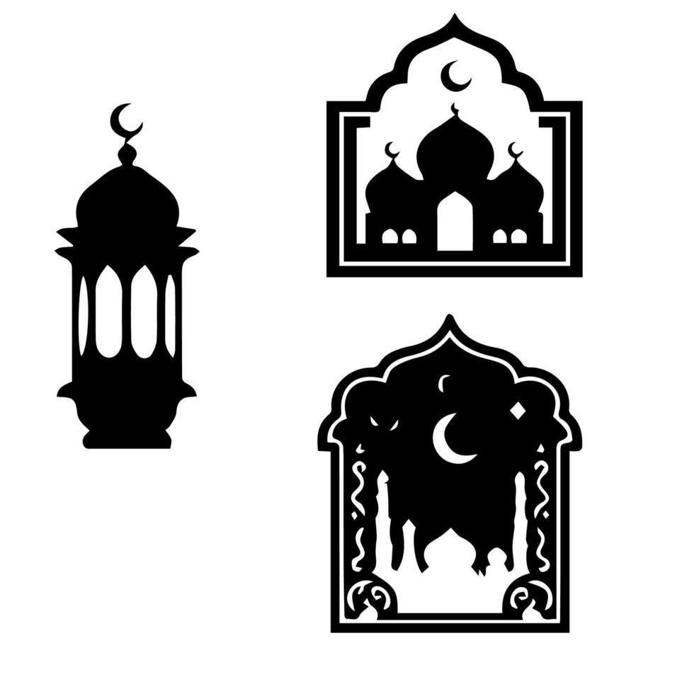 Ramadán Karrem medio Ramadán el generoso mes vector