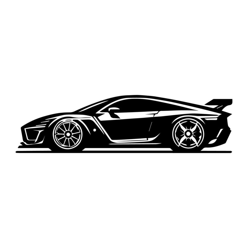 silhouette cars and on the road vehicle icon in isolated background, create by vector. vector