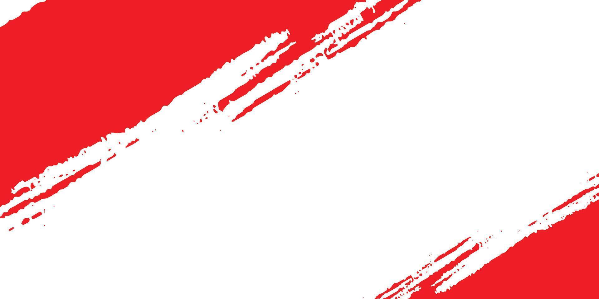 bright grungy background. Colorful scratched template. Texture and elements for design. Abstract white and red brush background vector