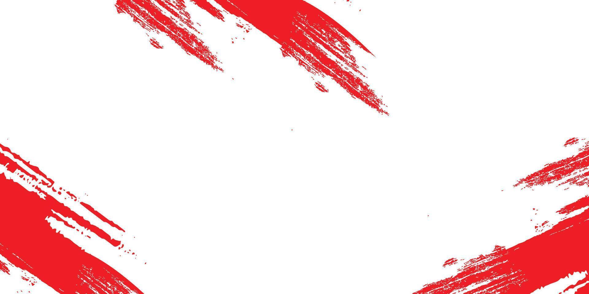 bright grungy background. Colorful scratched template. Texture and elements for design. Abstract white and red brush background vector