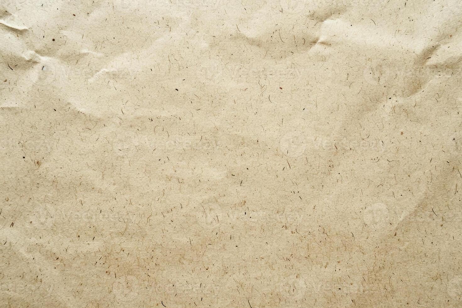 AI generated Beige recycled craft paper texture as background photo