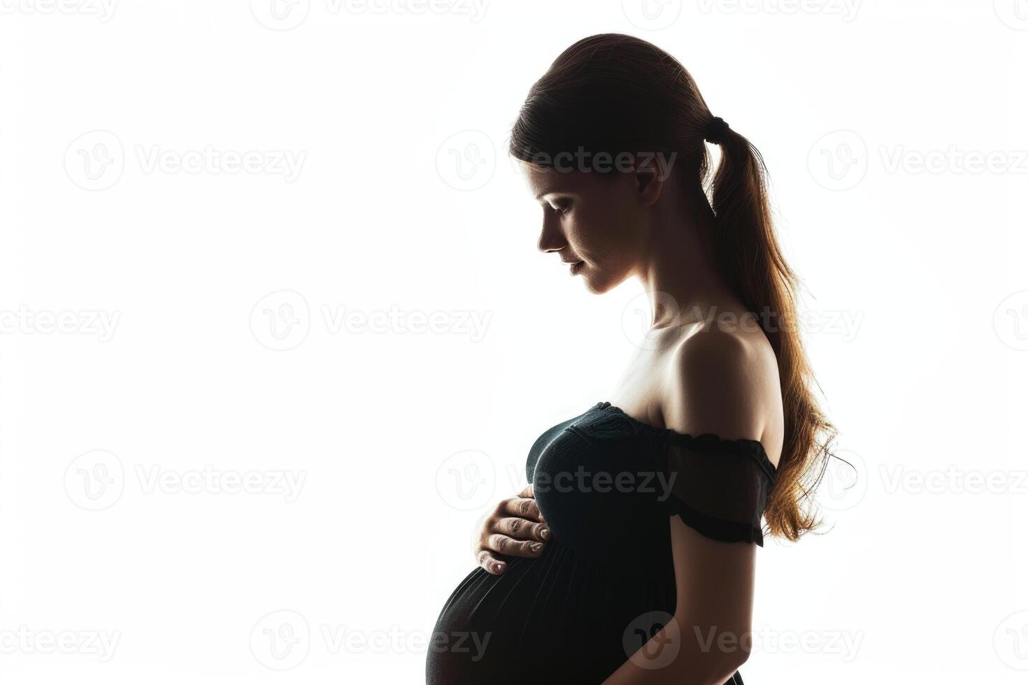 AI generated pregnancy women concept photo