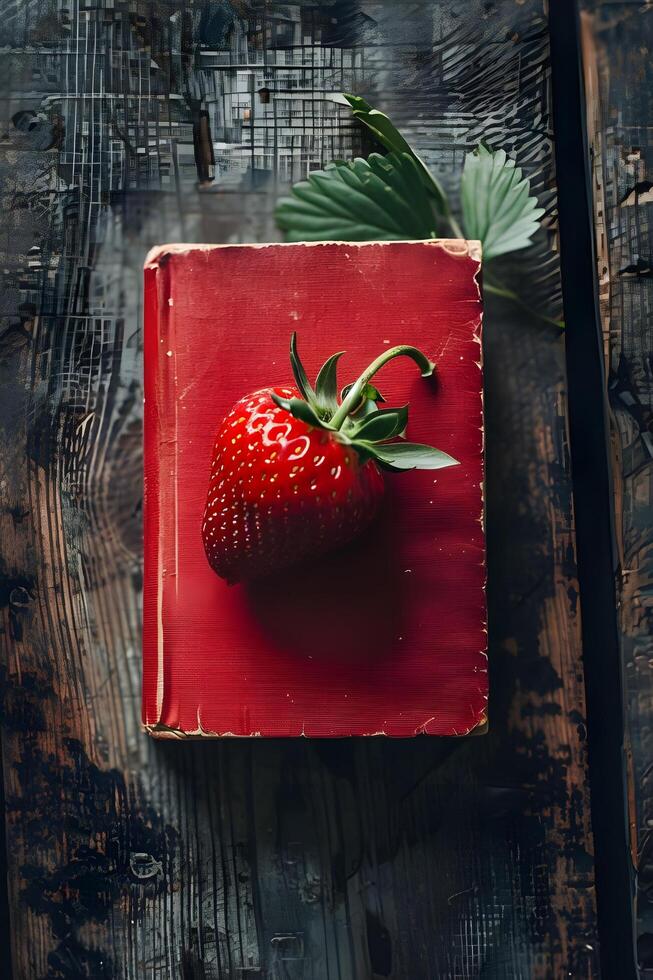 AI generated Berry Bliss Vibrant Strawberry Season photo