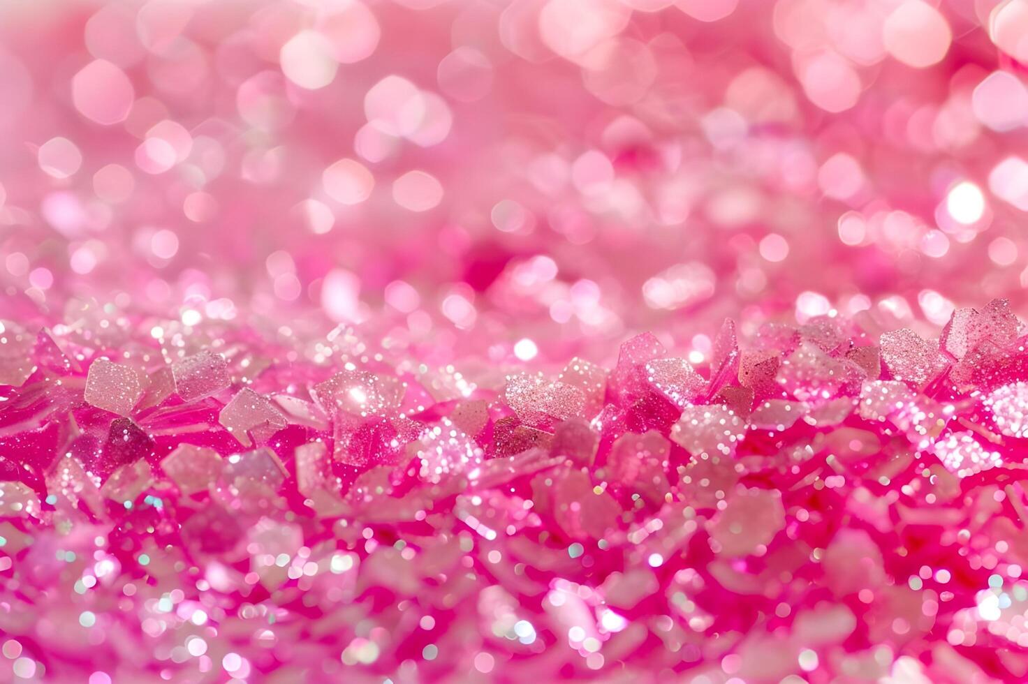 AI generated Sequin Sparkle Close-Up Pink Sequin Background photo