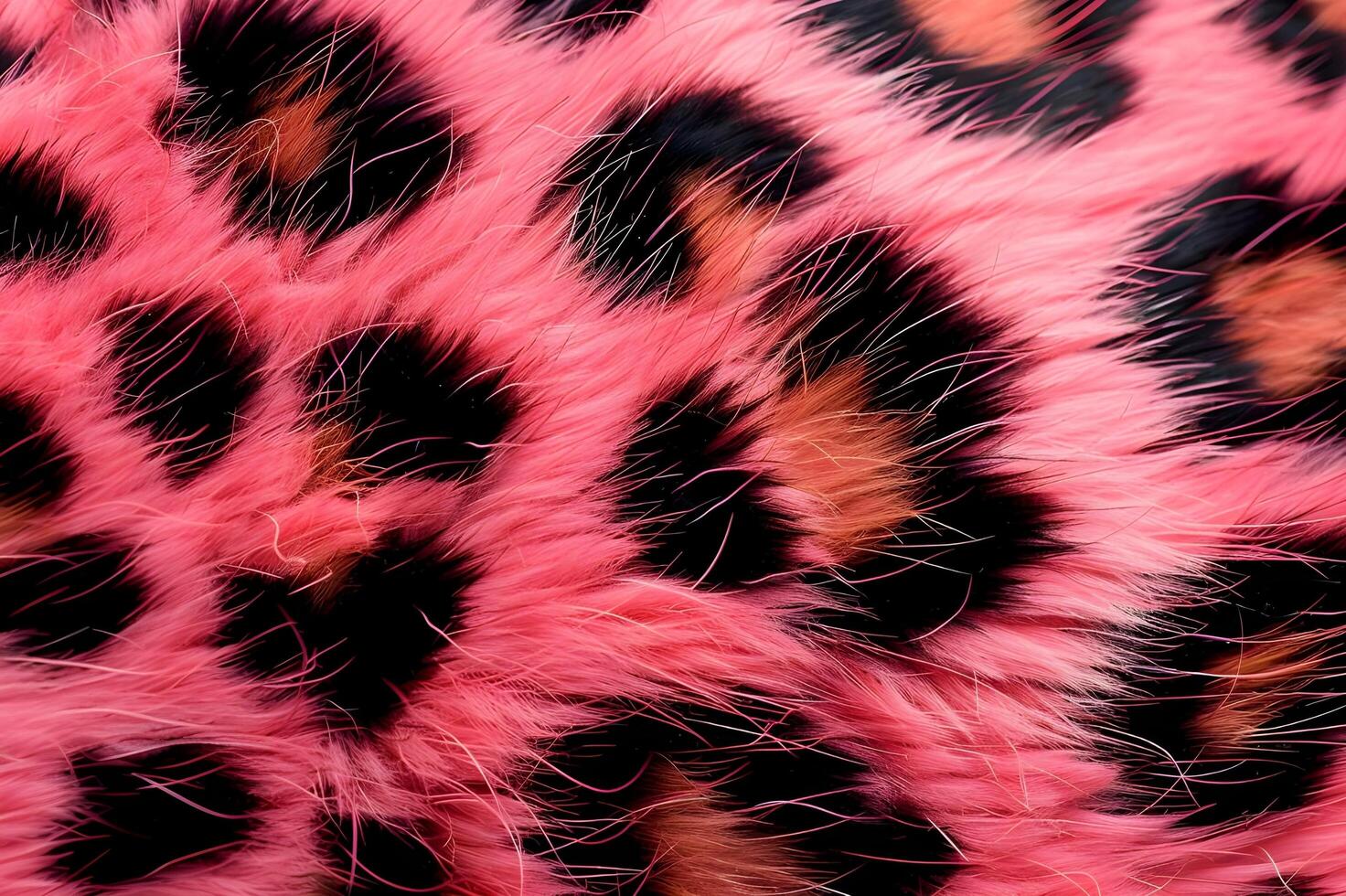 AI generated Leopard Luxe Pink Leopard Print Background photo
