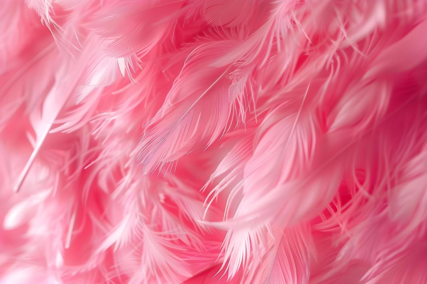 AI generated Pink Feather Delicacy photo