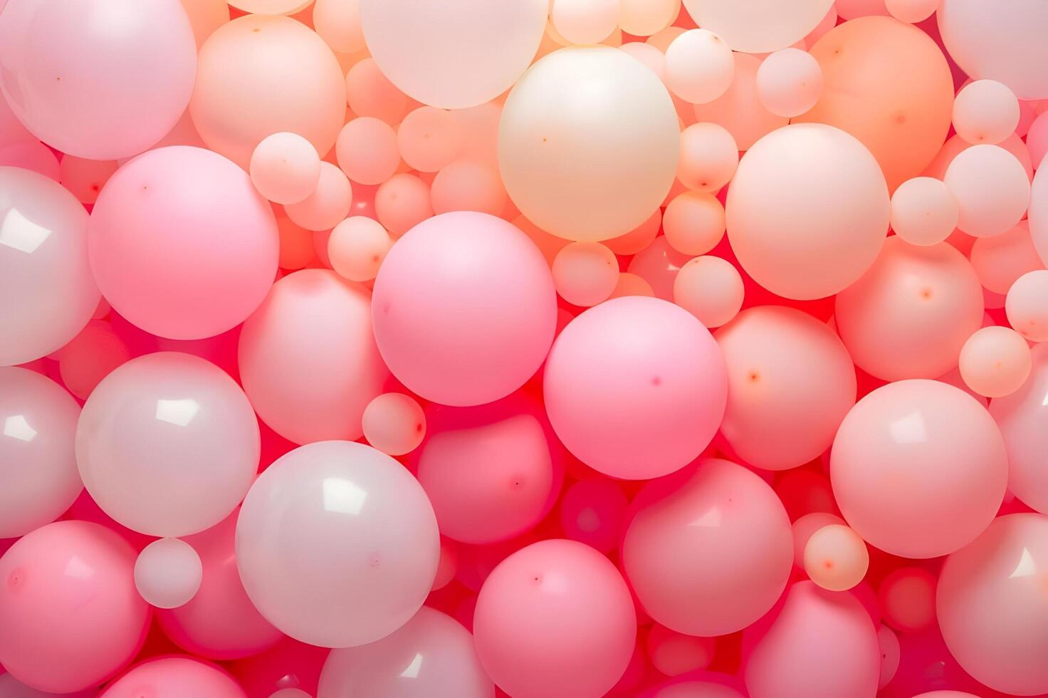 AI generated Colorful Balloon Extravaganza Vibrant Party Background Photo