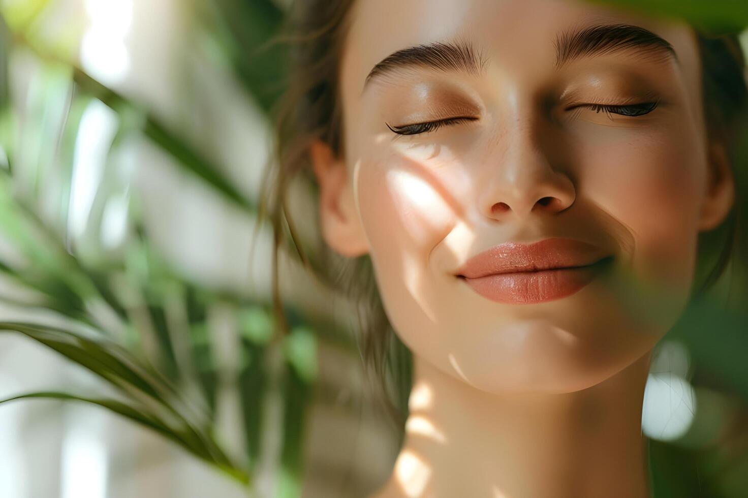 AI generated Blissful Natural Radiance Facial Treatment photo